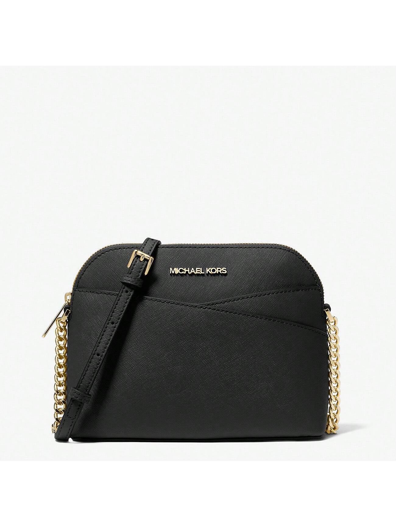 Michael Kors Michael_Kors | Jet Set Travel Medium Logo Dome Crossbody Bag Travel Purses and Bags Women Bags for Women