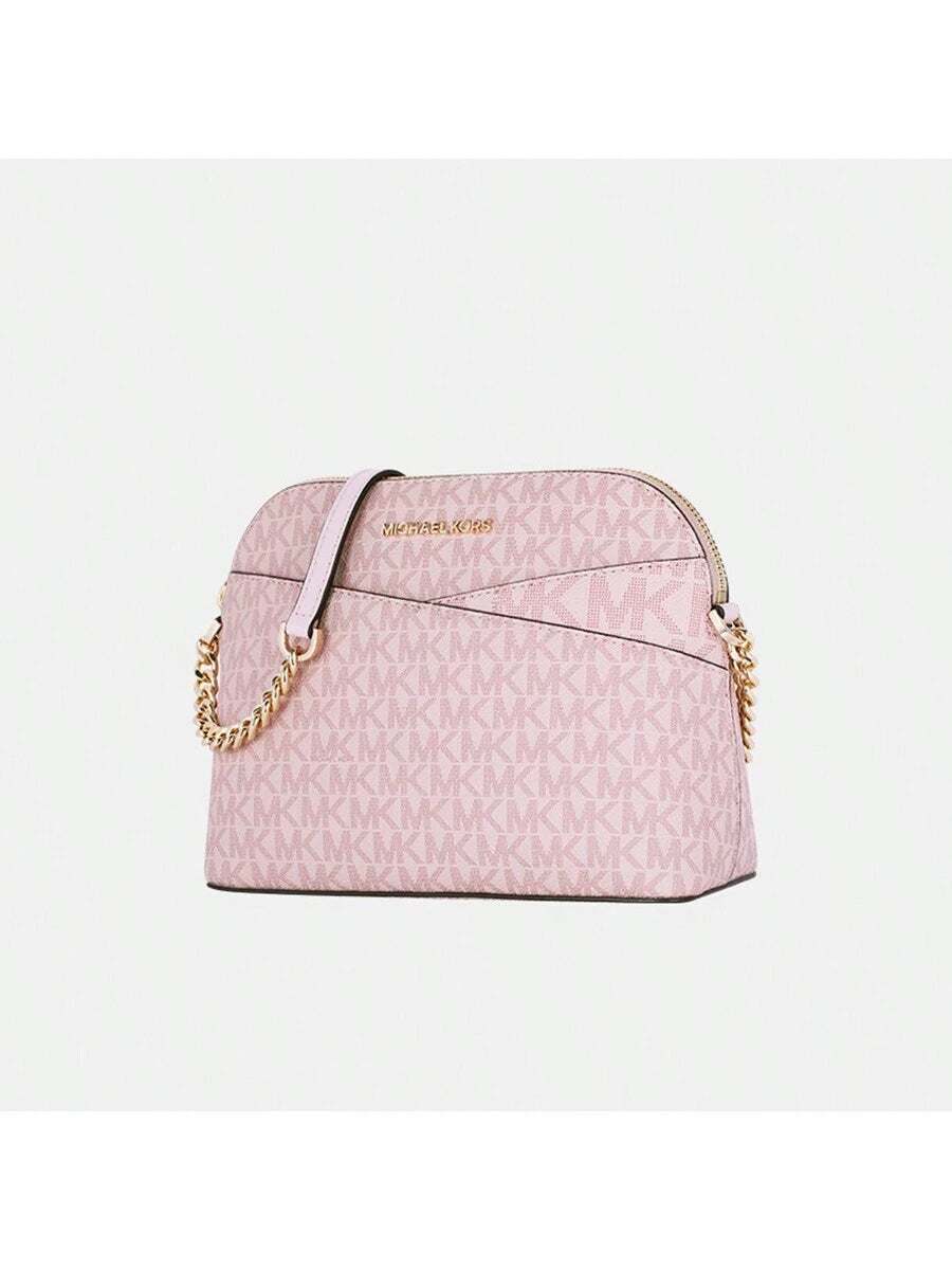 Michael Kors Michael_Kors | Jet Set Travel Medium Logo Dome Crossbody Bag Travel Purses and Bags Women Bags for Women