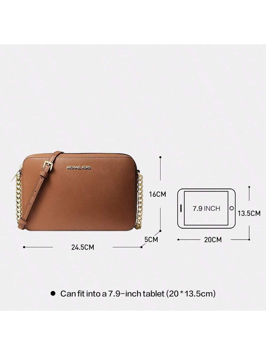 Michael Kors Jet Set Large Saffiano Leather Crossbody Bag Women Large Camera Bag,Purses and Bags Women Bags for Women