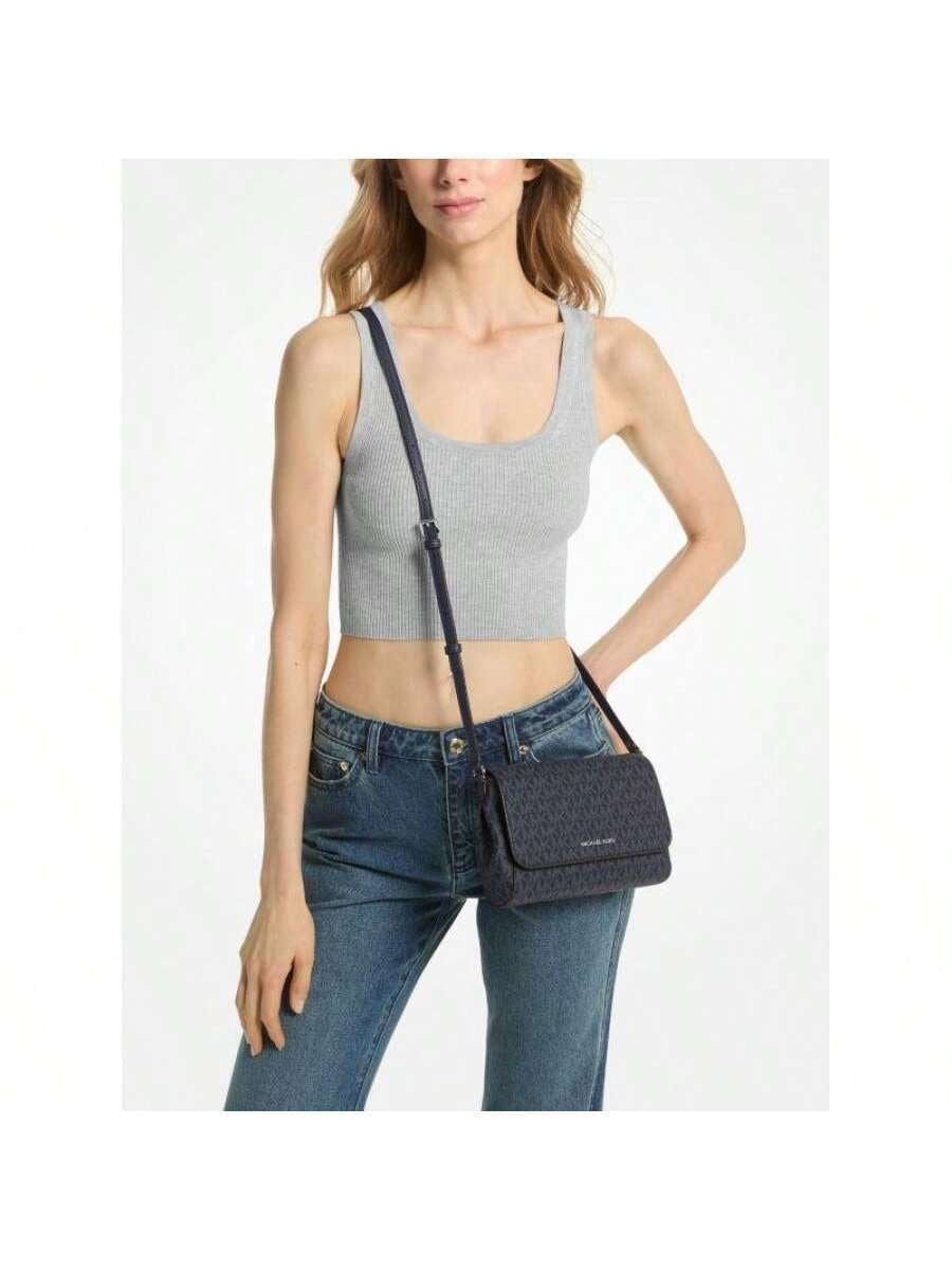 Michael Kors Michael_Kors | Medium Signature Logo Convertible Crossbody Bag