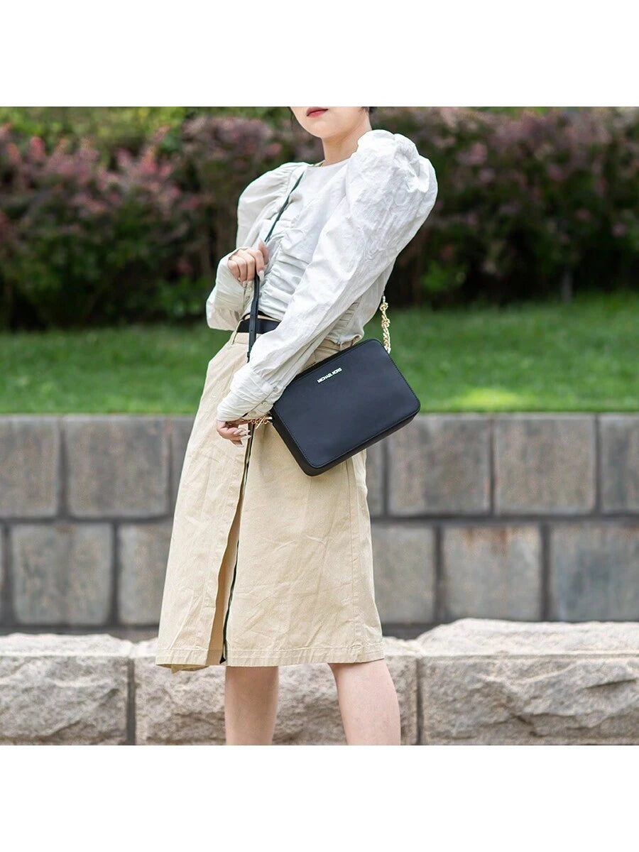 Michael Kors Jet Set Large Saffiano Leather Crossbody Bag Women Large Camera Bag,Purses and Bags Women Bags for Women